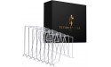 TitanSecure White Wire Shelf Dividers for Closets Sturdiest Closet Organizer Takes Seconds to Install. Organize Your Bedroom Bathroom and Much More Works on Most 12 Inch Wire Shelves Set of 8 - B0IDV3ZZ5