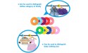 Vantasii 30 Pack Color-Coded Round Clothing Size Closet Rack Dividers Hangers Separator in 10 Colors with 1 Marker Outer 3.5” Inner 1.38” in Diameter - BABJRUC6M