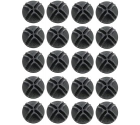 Youliang 20pcs Black Grid Cube Organizer Connector Plastic Rod Steel Wire Panels Mounting Connectors for Closet Storage Shelving Shoe Rack - BYNAI1DO4