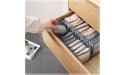 YZYANZI Wardrobe Clothes Organizer Clothes Drawer Organizers Dividers for Folded Clothes Clothing Drawers Jeans Pants Underwear Skirts T-Shirts A.1 Pack -Socks 1 x Socks Grid-11 - B6438DUBK