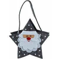Hsakess Christmas Candy Bags Christmas Goodie Bags Treat Bags Xmas Gift Bags with Handles,Gray,5.912.365.51 inch - BQ18MLP6V