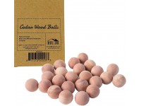 Huji Natural Red Cedar Balls for Garments and Closets - B7N7SWP1Z