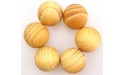 Kjiaiyuo Cedar Balls Cedar Blocks for Clothes Storage 100% Natural Aromatic Cedar Wooden Balls 50Pcs with 5 Satin Bags - BUFIAZYRY
