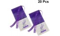 Vosarea 20pcs Dried Lavender Sachets Small Purple Sachets Craft Bags Sachet Empty Bags Gift Bags Dark Purple - BUUHHRBPT