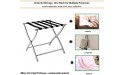 2 Pack Luggage Rack for Hotel Rooms Foldable Suitcase Storage Rack Floor Luggage Rack Travel Bag Rack Stainless Steel Luggage Rack Color : A - BJ67V2CZ3