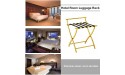 2 Pack Luggage Rack for Hotel Rooms Travel Bag Support Foldable Suitcase Rack Floor Luggage Rack Stainless Steel Luggage Rack Color : A - BBDQLJPVX