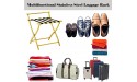 2 Pack Luggage Rack for Hotel Rooms Travel Bag Support Foldable Suitcase Rack Floor Luggage Rack Stainless Steel Luggage Rack Color : A - BBDQLJPVX