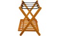 Casual Home Shelf-Honey Oak Luggage Rack 28 Wide Walnut - BJXM8I9UY