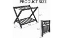Luggage Rack Folding Luggage Rack for Guest Room Bedroom Hotel with Shoe Shelf… - BD64F2KY4