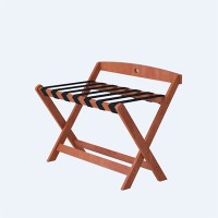 Riyyow Luggage Rack Foldable Rack Without Installation Solid Wood Luggage Stand Suitable for Hotels Bedrooms Balconies Color : Teak Color - B0XNF177J