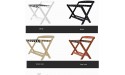 Riyyow Luggage Rack Foldable Storage Rack Without Installation Multi-Size Solid Wood Luggage Rack Suitable for Hotels Bedrooms Balconies Size : C - B3E923JZH
