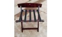 Riyyow Luggage Racks Folding Luggage Rack Wooden Suitcase Stand Wooden Luggage Placed Shelf- for Hotels Bedrooms and Travel - BMIYMO6WE