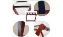 Suitcase Stand Foldable Shelf Shoe Rack Multifunction Pension Solid Wood Backrest Nylon Bandage,2 Colours 3 Sizes XJJUN Color : F80X41X59CM - BZ3SEM6QR