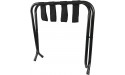 Wholesale Hotel Products Folding Metal Luggage Rack Black Finish - B6NH4IRAS