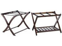 Winsome Scarlett Cappuccino Luggage Rack & Remy Shelf Luggage Rack Cappuccino - B0S9WFCGD