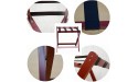 YYZC Red Wine Color Hotel Luggage Rack for Guest Room Folding Suitcase Rack Collapsible Carry On Holder Bedroom Sturdy Wooden with 5 Black Straps-Natural Wood Red Wine - BYUR2LSVE