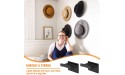 12 Pack-Hat Rack For Wall Adhensive Hat Hooks for Drywall Strong and No Drilling Stick Hat Organizer for Baseball Caps Black - BL3WSYRK5