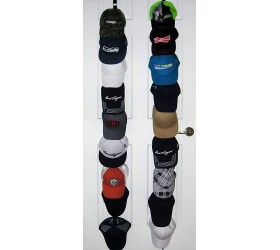 ActiveFit Apparel Sports Ballcap Hat Rack Storage. NEW 2017 Style 2 x 9 Hat Racks For Baseball Caps Hats Shelf Cap Holder. Holds Up To 18 Sports Hats Caps Great Ball Cap Rack Storage Holder Organizer - BPAKDFXK8
