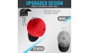 Adhesive Hat Hooks for Wall 10Pcs Minimalist Hat Holder Design Hat Rack for Wall Mounted - BAGWAIBKJ