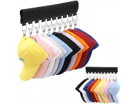 Hat Organizer for Baseball Caps 10 Hat Hangers Storage for Closet Cap Holder Hat Racks Beanie Organizer Clips 2 Pack - B2EU2BMAQ