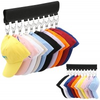 Hat Organizer for Baseball Caps 10 Hat Hangers Storage for Closet Cap Holder Hat Racks Beanie Organizer Clips 2 Pack - B2EU2BMAQ