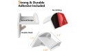 Hat Rack for Baseball Caps Adhesive Hat Hooks for Wall Cap Organizer Holder No Drilling Strong Hold Hat Hangers Store and Display Your Baseball Cap | 10-Pack White - BKEX11JYZ