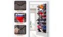 IREENUO Hat Rack for Baseball Caps Cap Organizer for Door and Wall with 24 Clear Deep Pockets Hat Holder for Storage and Display Baseball Caps 4 Door & Wall Hooks Included Dark Gray - BBO6GXL4I