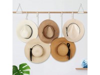 Karwo Hat Rack Hangers Bohemian Womens Hat Organizer Hat Hanger for Wall Storage Display Rack for Wide Brim and Fedoras Baseball Caps，47.5''L x 17.3''H - BFPI277AN