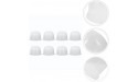 SOIMISS 8Pcs Plastic Hat Stand Rack Tabletop Hat Holders Display Wig Stand Hat Cap Rack Wig Holder for Home Travel 57CM White - B4K2IKO6S