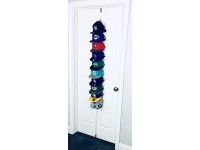 The Clip Hanger Hat Hats Baseball Cap Caps Rack Organizer Organizers 20 Hats Any Size Style Shape! Door Wall Closet Organize Anything. Hanging on Hanger or Hang from Ceiling - BGBPGI5FD