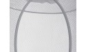 2 Pcs Hanging Mesh Storage Basket for Kids Room Bathroom and Balcony Foldable Corner Space Saver Organizer 5 Tier for Organizing Plush Toys Gloves Hats Socks Storage（Gray） - BVFVYASIQ