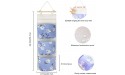 3Pcs Wall Closet Hanging Storage Bag Waterproof Linen Over The Door Organizer with 3 Width Pockets,Fabric Wall Hanging Storage Pouches for Bedroom Bathroom C - B3MFARGJE