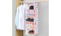 Auraun 5-Shelf 1 Drawer Hanging Closet Organizer for Clothes Sweater Linen Shoe Toys and Accessories Storage. for Home Camper or RV. Modern Colorful Fun Design 12 W x 12 D x 40 H - BPZN42GHV
