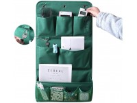 Besterry Organizer Fabric Dormitory Pocket Wall Door Cloth Hanging Storage Bag Case Over The Door Storage 10 Pockets Home Closet Organizers Green - B69WVVDJX