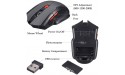 Computer Mouse 2.4G Wireless 6 Keys 1600DPI Auto Sleep Optical Gaming Mouse Mice for PC Laptop Blue - BJAH41PGV