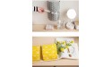 FREEZH Wall Hanging Storage Bag Organizer with 3 Pockets Premium Linen Fabric Over The Door Organizer Hanging Storage Pouches Foldable Closet Storage Shelves-27*8 inch（Yellow） - BE0OB80PT