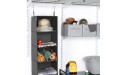 GRANNY SAYS 5-Shelf Hanging Closet Organizer Hanging Shelves for Closet Storage Collapsible Hanging Organizer Dark Gray 45.7 H X 12.2 W X 12.2 D - BNDT1Y0Q2