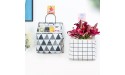 Hanging Storage Baskets 3 Pack Decorative Waterproof Wall-Mounted Organizer Foldable Bags with Adhesive Hooks for Bathroom Kitchen Wall Door Closet Style A - B55LVLCIE