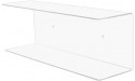 Source one Premium 2 Tier Floating Acrylic Shelf for Bedrooms Bathrooms Kitchen & Office Use 16 Inch - BCHVBM34P