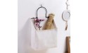 TOPBATHY Hanging Storage Bag Fabric Over The Door Storage Pouch Organizer Wall Mounted Storage Pocket Basket Bin Bag for Wall Door Closet Random Color - BS379LY92