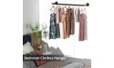 Clothes Rack Wall Mounted 38.4 Clothes Organizer for Cabinet Closet Rod Industrial Pipe Garment Rack for Hanging Clothes Heavy Duty Detachable Coat Rack Kitchen Storage Laundry Room Organization - BVPEZ7YTD