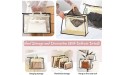 10Pcs Clear Dust Cover Bags for Handbags SMFANLIN 5 Sizes Transparent Anti-dust Handbag Organizer Purse Protector Storage Bag with Zipper and Handle for Hanging Closet Brown - BNZ3WHYT2