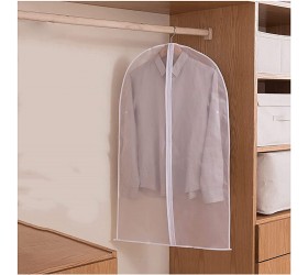 3psc Suit Bag ,Garment Bags Covers Clear 24'' x 40'' Hanging Clothing Storage Bags Lightweight Dust-Proof Clothes Cover Bags with Full Zipper for Suit Jacket Shirt Sweater Size : 24'' x 40'' - BVSG0C946
