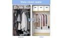 40 Garment Bags Wutrye Suit Bag with 4 Gussetes for Closet Storage Hanging Clothes Cover 5 Pcs Cover for Coat Jacket Sweater - BPYCLSUE4