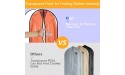 fitermoe 60 Garment Bags For Hanging Clothes 8 Gusseted Garment Bags For Travel Clear Suit Bags For Closet Storage Overcoat Long Dress Gowns 3-Pack - BRAXXNKLV