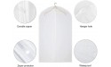 Garment Bags for Hanging Clothes,Hanging Garment Bag Suit Bag Lightweight PEVA Keep away from Dust and Damp Breathable Cover Full Zipper Clothes Storage for Closet Suit Cover rment Bag Suit Bags For Travel 12 Pack - B8W7WZRGK