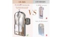 Garment Bags for Travel Hanging Clothes Storage TREONYIA Clear Suit Bag 39 with Zipper Gusset 6 for Coats Sweaters Shirts- Gray 3 Pack - BPRGN8V7V