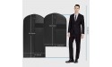 Garment Bags【3 Pack】Suit Bag for Storage Hanging Clothes Suitable for Storage of Dresses Suits Overcoats Dance Garment Can Provide Neatness and Space-Saving for Your Wardrobe Black 40 × 24 Inch - BT7FL9HW9