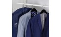 HANGERWORLD 10 Pack of Navy Blue 40inch Breathable Suit Coat Garment Clothes Carry Cover Protector Storage Bags - BA6A1PO2L