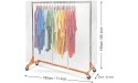 HERSENT 71 L Clear Garment Rack Cover Clothes Rack Covers Adult Clothing Protector with 2 Durable Zipper,Waterproof Wardrobe Cover Dustproof Hanging Clothes Rack Cover FoldableL:71x20x52 inch - BJWU0LY8M